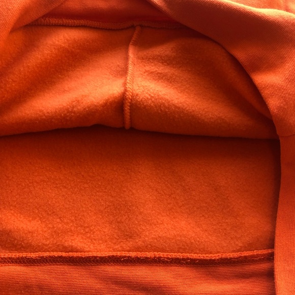 NFL Team Apparel Miami Dolphins Quarter Zip Hoodie Orange/Teal Men’s Size L - Picture 7 of 16